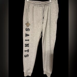 New Orleans Saints NFL Gray Sweatpants